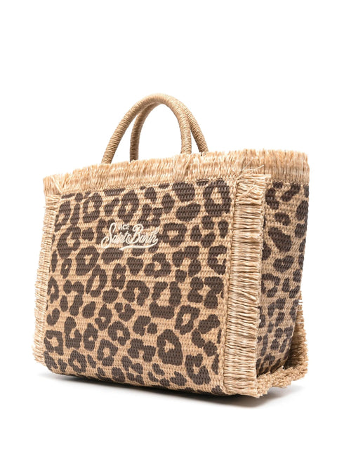 MC2 SAINT BARTH COLETTE STRAW LEOPARD